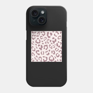 beige cheetah print aesthetic pattern Phone Case