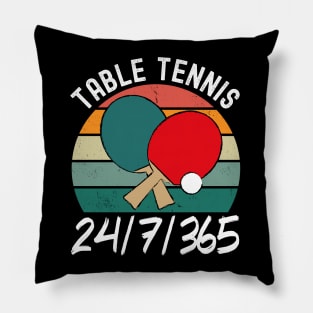 Table Tennis 24/7 Pillow