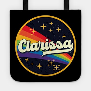 Clarissa // Rainbow In Space Vintage Style Tote