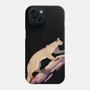 Mountain Lion Climbing Phone Case