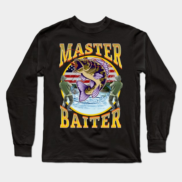 Master Baiter Bootleg Fishing Long Sleeve T-Shirt