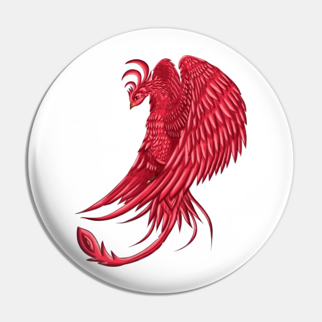 phoenix red Pin by Eikia