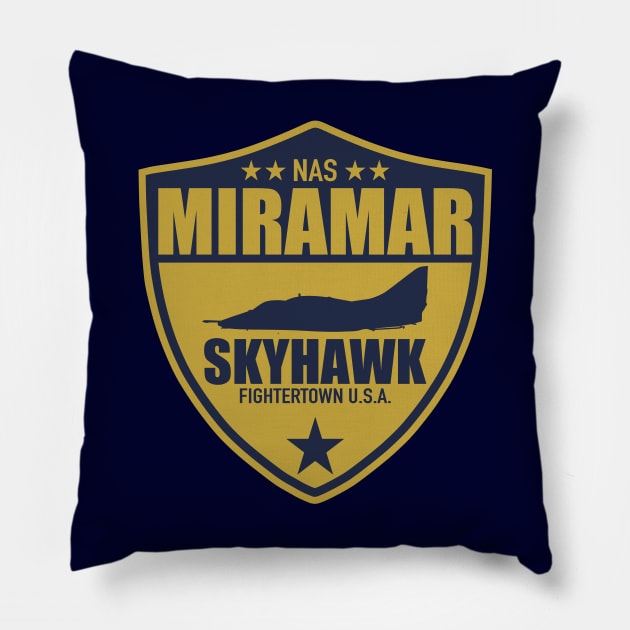 NAS Miramar A-4 Skyhawk Pillow by TCP