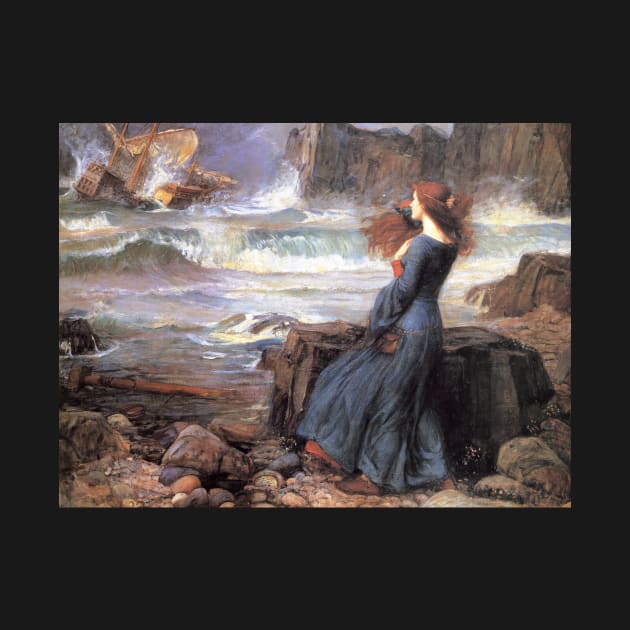 Miranda - The Tempest by John William Waterhouse by Classic Art Stall