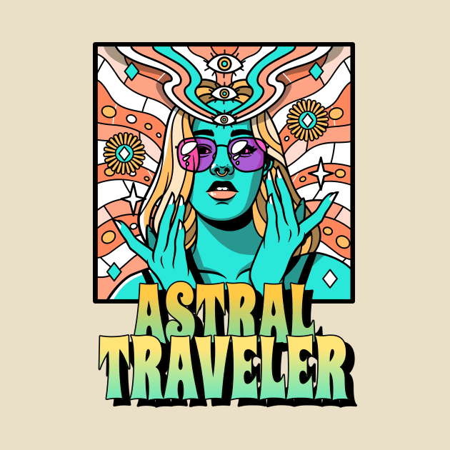 Astral Traveler by Tip Top Tee's