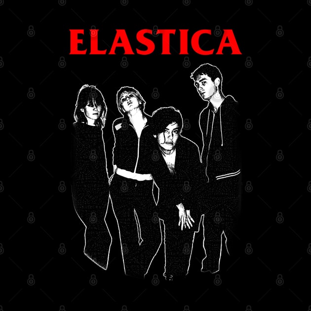 Elastica - Engraving by Parody Merch