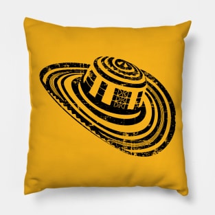 Sombrero Vueltiao (on white) - Colombiano Pillow