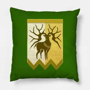 Golden Deer Emblem Pillow