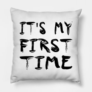 It's my first time! White lie party design! Pillow