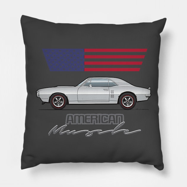 silver 67 Pillow by JRCustoms44