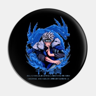 Tobirama Senju the second hokage anime tshirt Pin