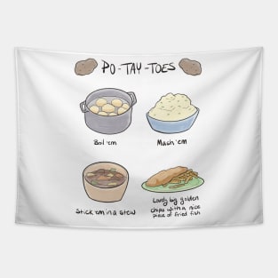 PO-TAY-TOES Tapestry