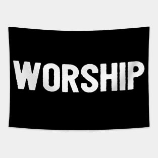 Worship Christians Faith Tapestry