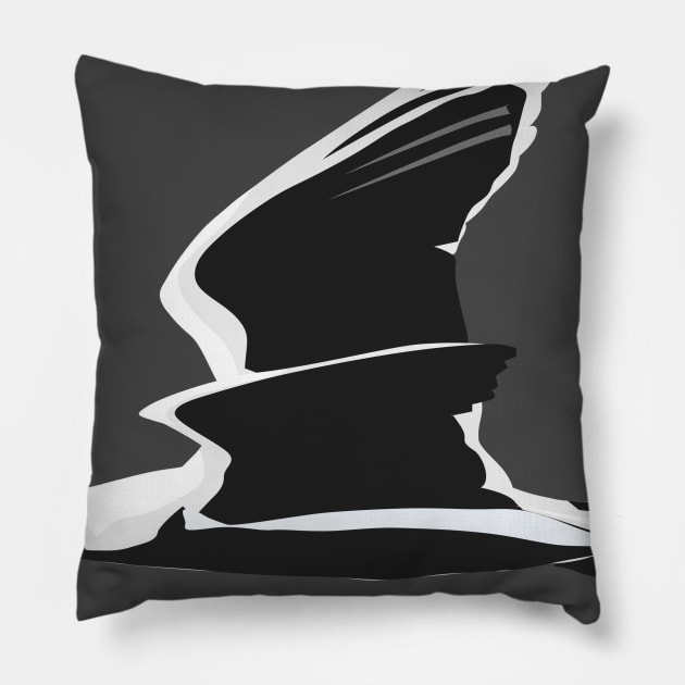 flying bord Pillow by Khalid Store