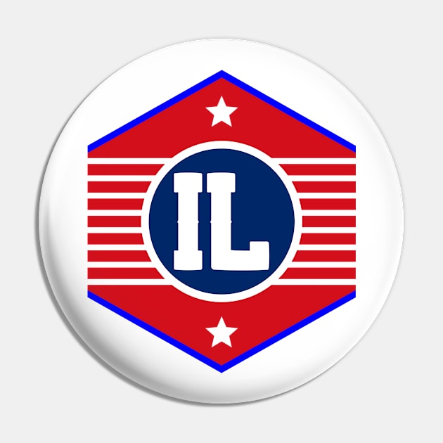 Illinois Pin by colorsplash