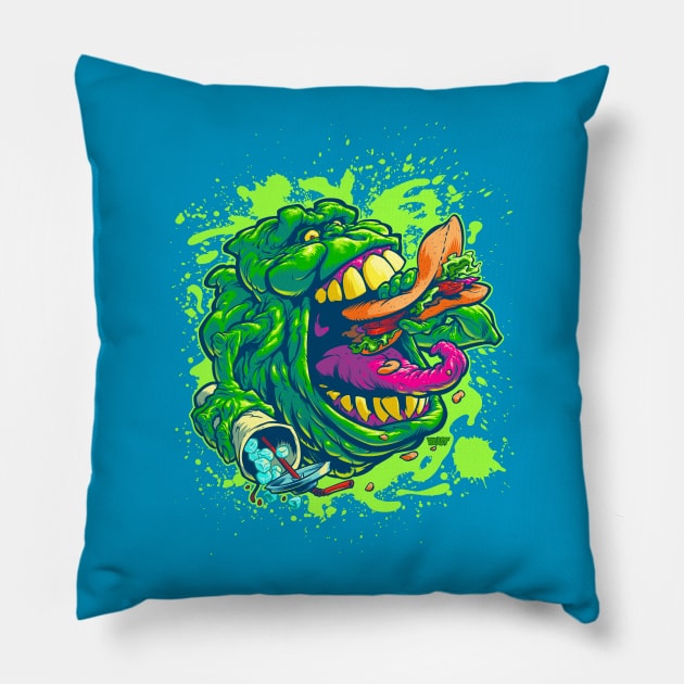 UGLY LITTLE SPUD Pillow by beastpop