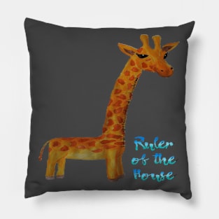 Ruler of the House - Giraffe Pillow