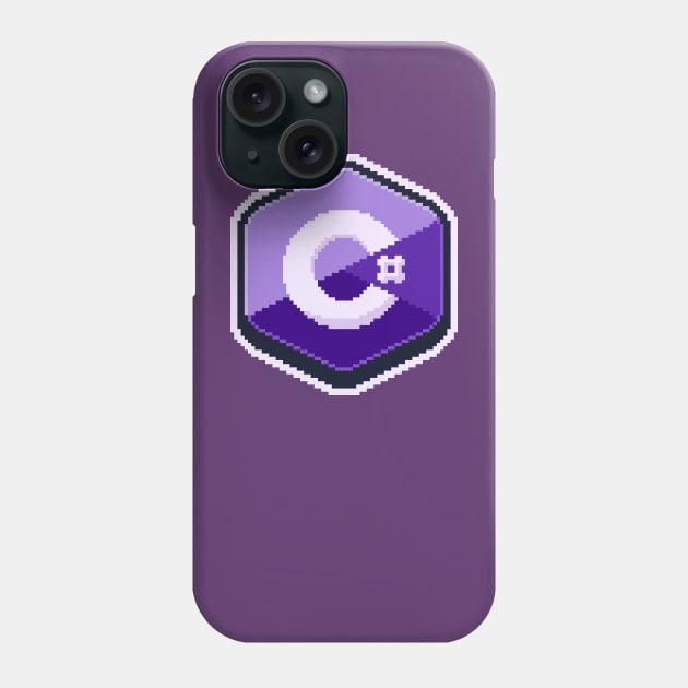 C# PixelArt Phone Case by astrellonart