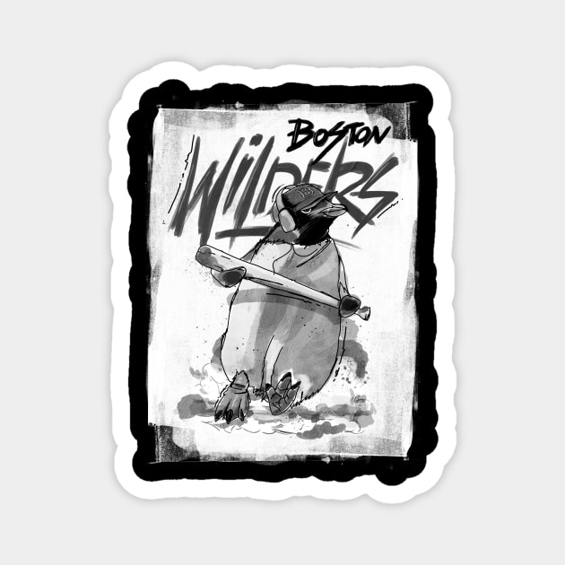 Boston Wilders Magnet by GLORIADEWATA