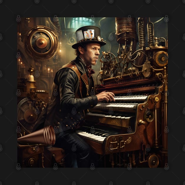 Tom Waits Steampunk by IconsPopArt