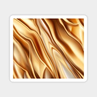 Golden luxury pattern with metallic luster Magnet