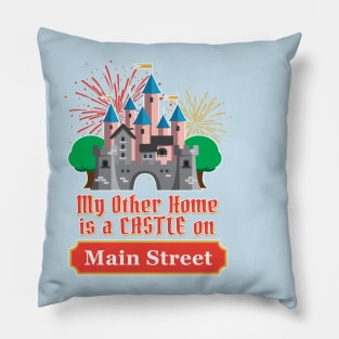 My other home is a castle Pillow