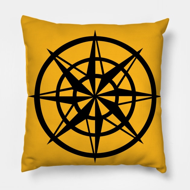 eight-pointed star Pillow by SAMUEL FORMAS