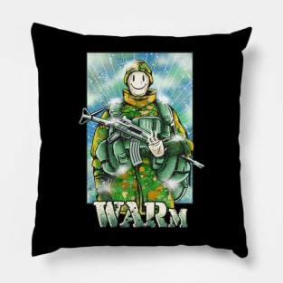 Warm - Funny Soldier Pillow