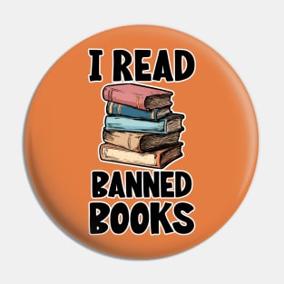 i read banned book, shirt about reading books Pin