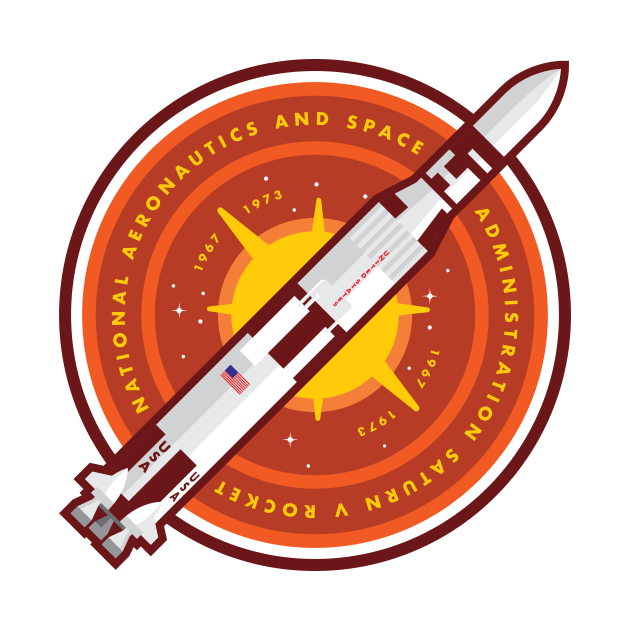 Saturn V Rocket Badge / Patch by Jamieferrato19