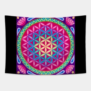 Flower of Life Mandala Tapestry