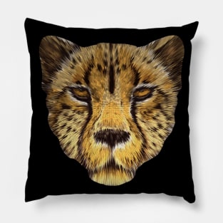 cheetah head design Pillow