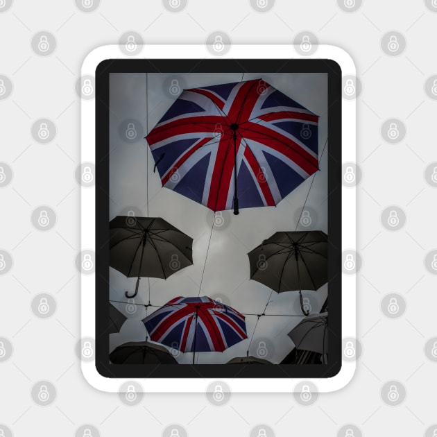 Union Jack Umbrellas Magnet by axp7884