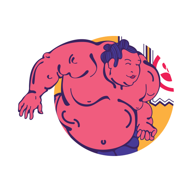 Sumo Wrestler by Aditi Kamat