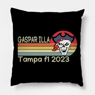 Gasparilla Pirate Souvenir Tampa Parade FL Gasparilla 2023 Pillow