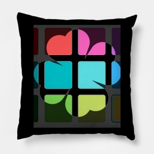 Trèfle coloré Pillow