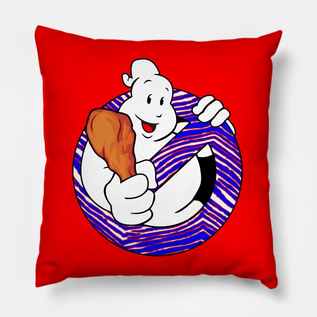 Buffalo Ghostbusters - ZuBGBaz (Bills Zubaz) Pillow by Buffalo Ghostbusters