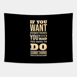 Typographic Motivational || "Front" Tapestry