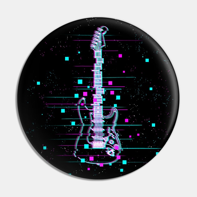 Glitch Guitar 1 Pin by Silentrebel