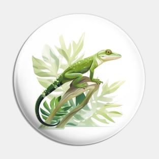Green Anole Pin