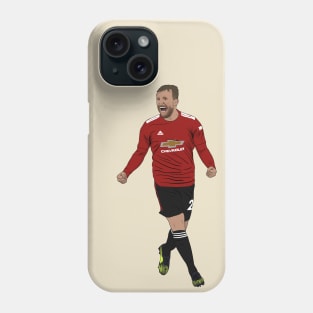 Luke Shaw Goal Celebration Vs City Phone Case