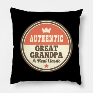 Great Grandpa Fathers Day Pillow