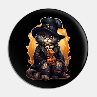 Vintage Retro Kitty Pin