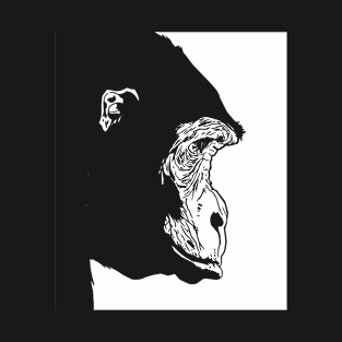 Chimpanzee Face Graphic Monkey Animal T-Shirt