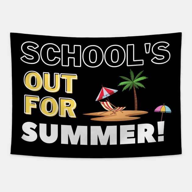 School's Out For Summer, Teacher Tapestry by EslamMohmmad