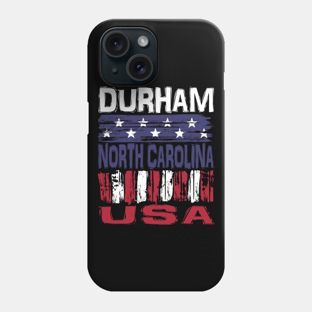 Durham North Carolina USA T-Shirt Phone Case by Nerd_art