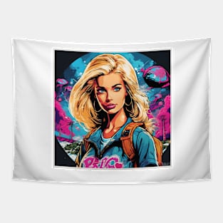 Barbenheimer 2023 girl 5 Tapestry