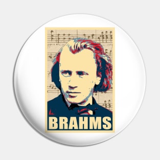 Johannes Brahms Music Composer Pin