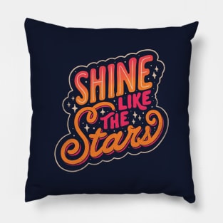 Shine Like The Stars by Tobe Fonseca Pillow