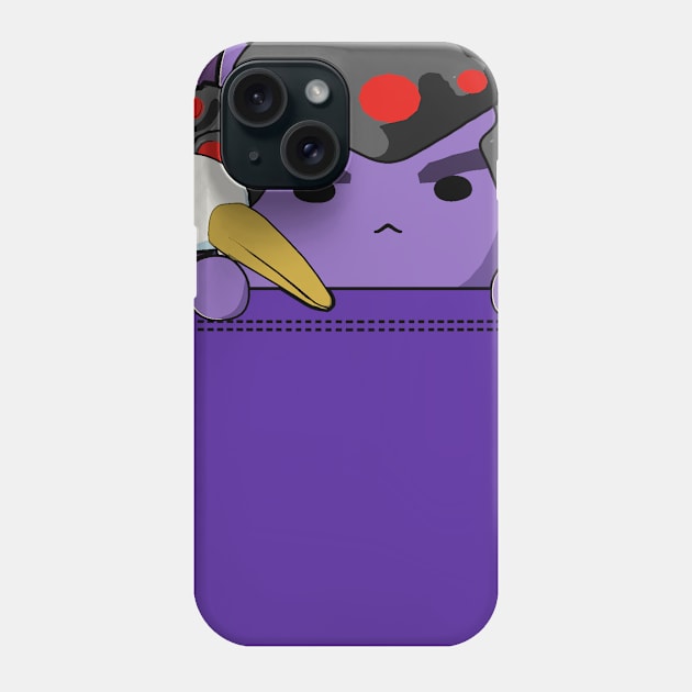 Widowmeowker "PocketKatsu" - Katsuwatch Phone Case by dillongoo